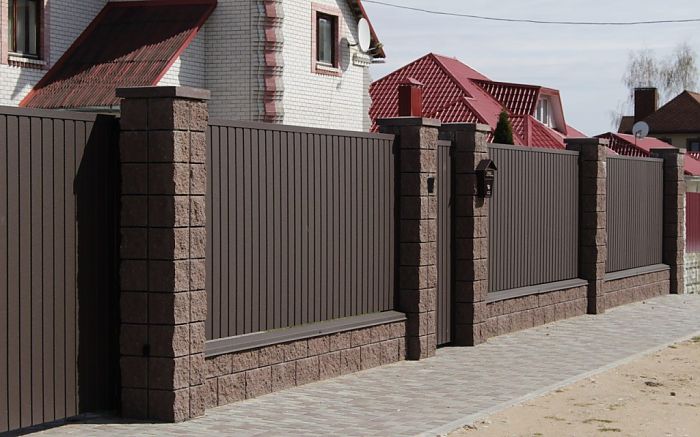 забор для дачи для затеняющей